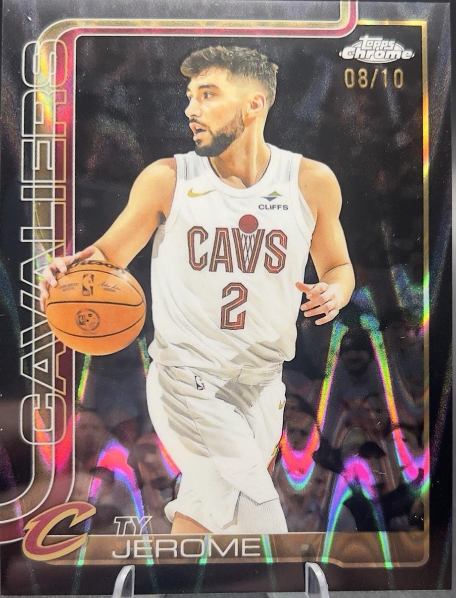 Ty Jerome [Black Basketball Refractor] #4