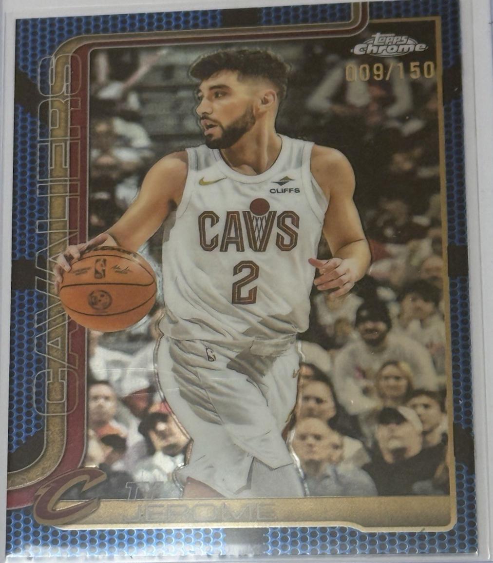 Ty Jerome [Blue Basketball Refractor] #4