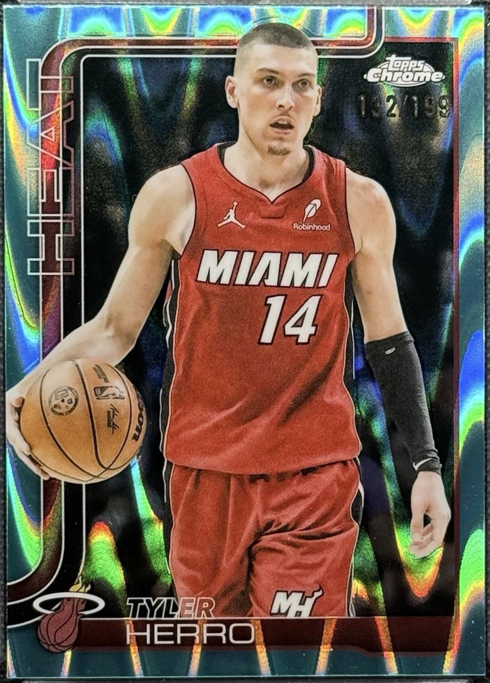 Tyler Herro [Aqua Basketball Refractor] #188