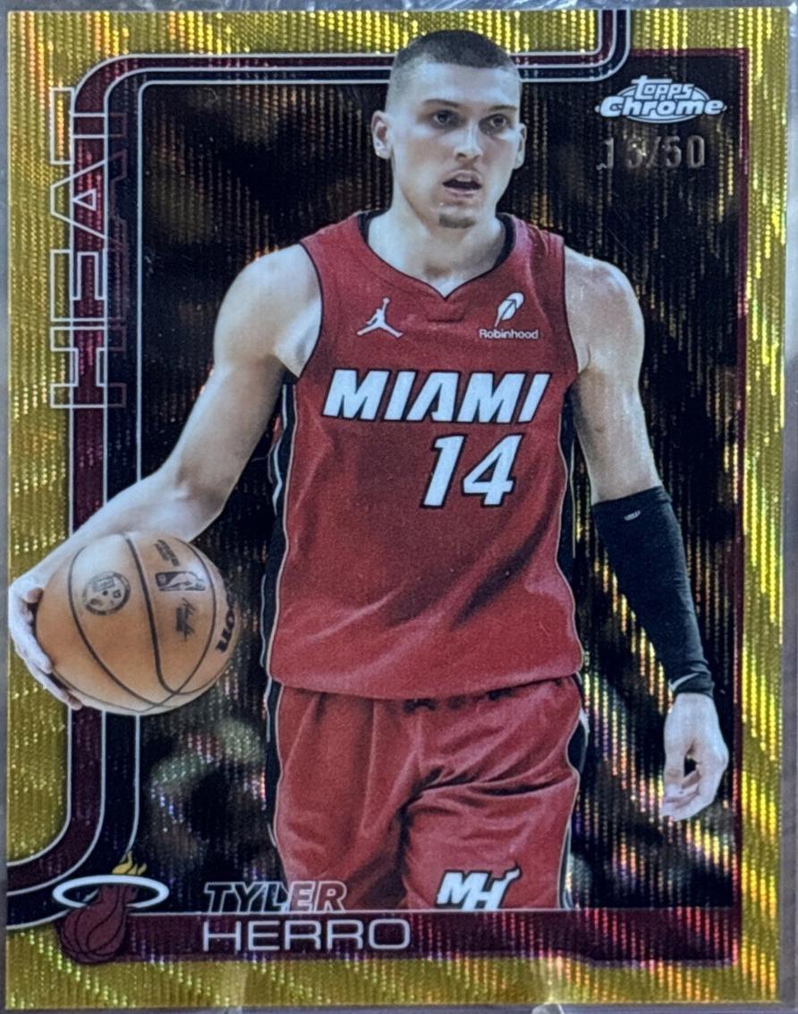 Tyler Herro [Gold Wave Refractor] #188