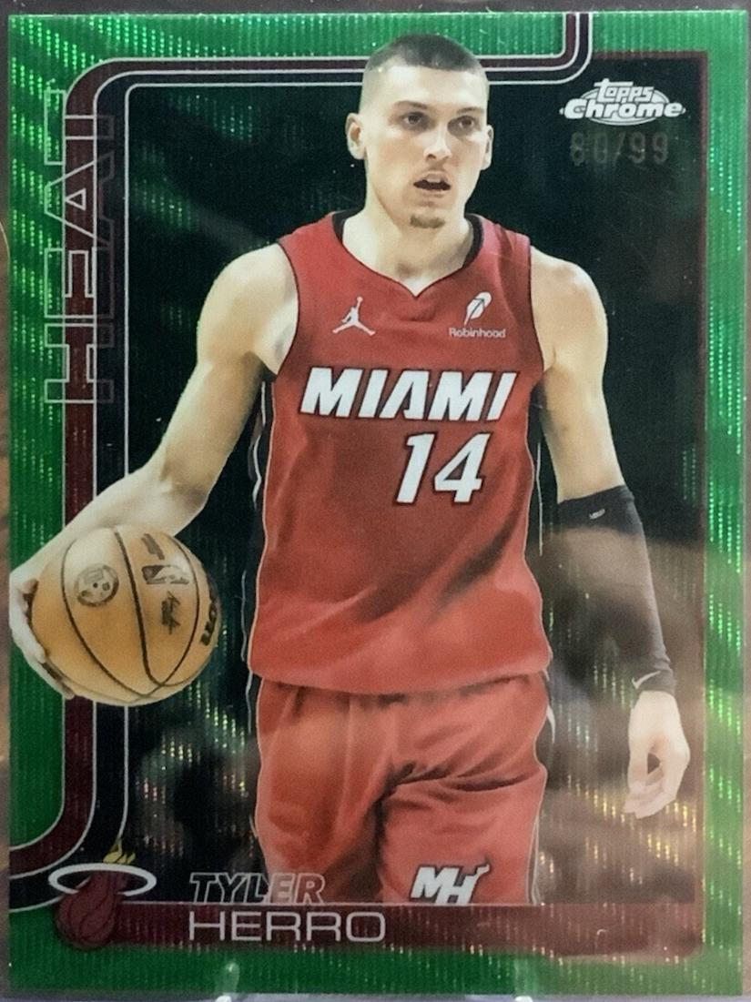 Tyler Herro [Green Basketball Refractor] #188