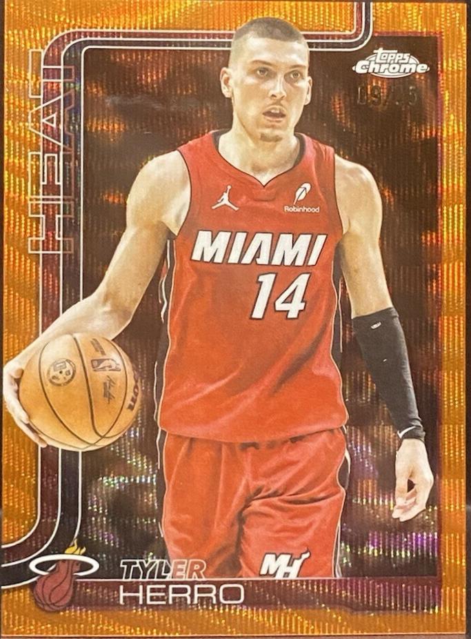 Tyler Herro [Orange Wave Refractor] #188