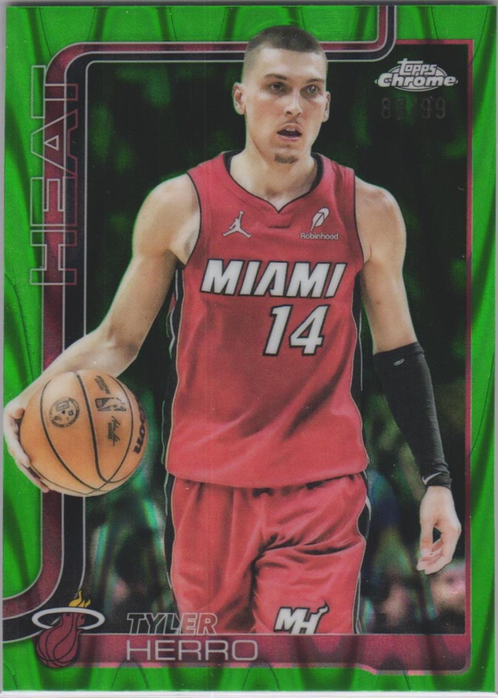 Tyler Herro [RayWave Green Refractor] #188
