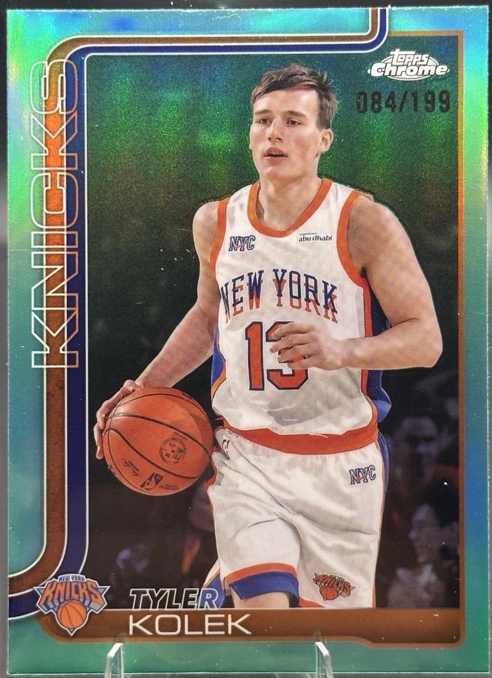 Tyler Kolek [Aqua Basketball Refractor] #139