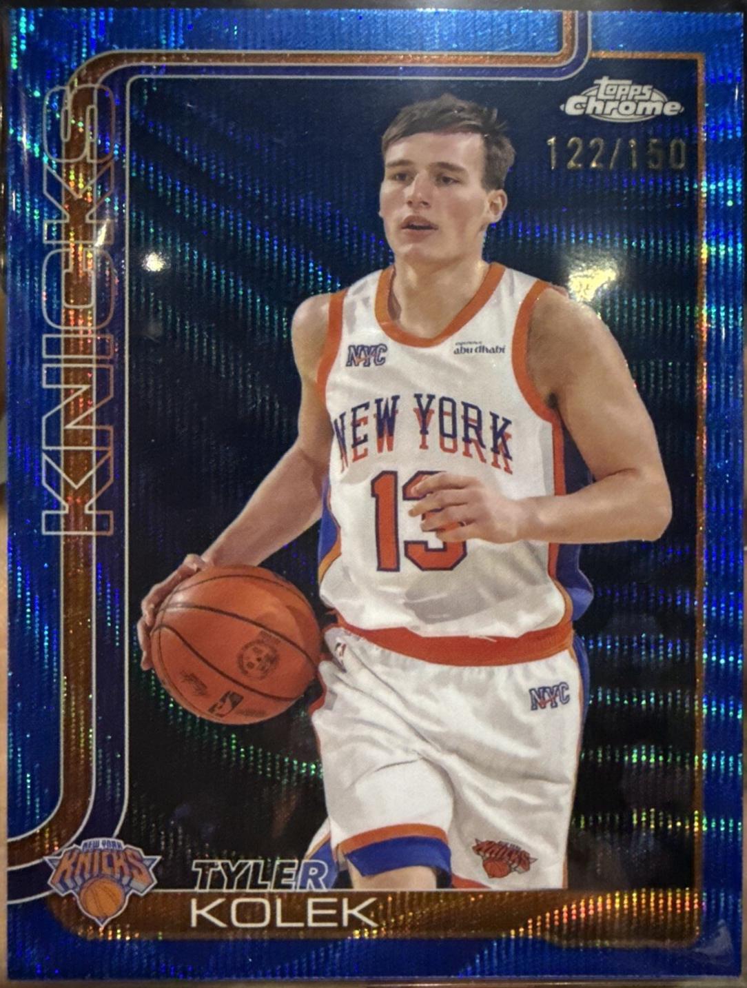 Tyler Kolek [Blue Basketball Refractor] #139