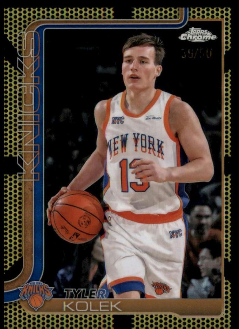 Tyler Kolek [Gold Basketball Refractor] #139