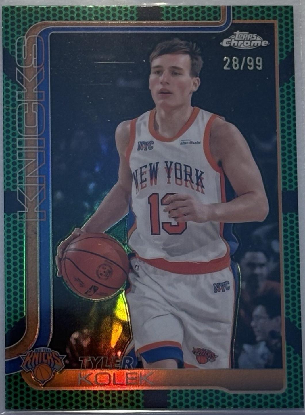 Tyler Kolek [Green Basketball Refractor] #139