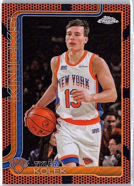 Tyler Kolek [Orange Basketball Refractor] #139