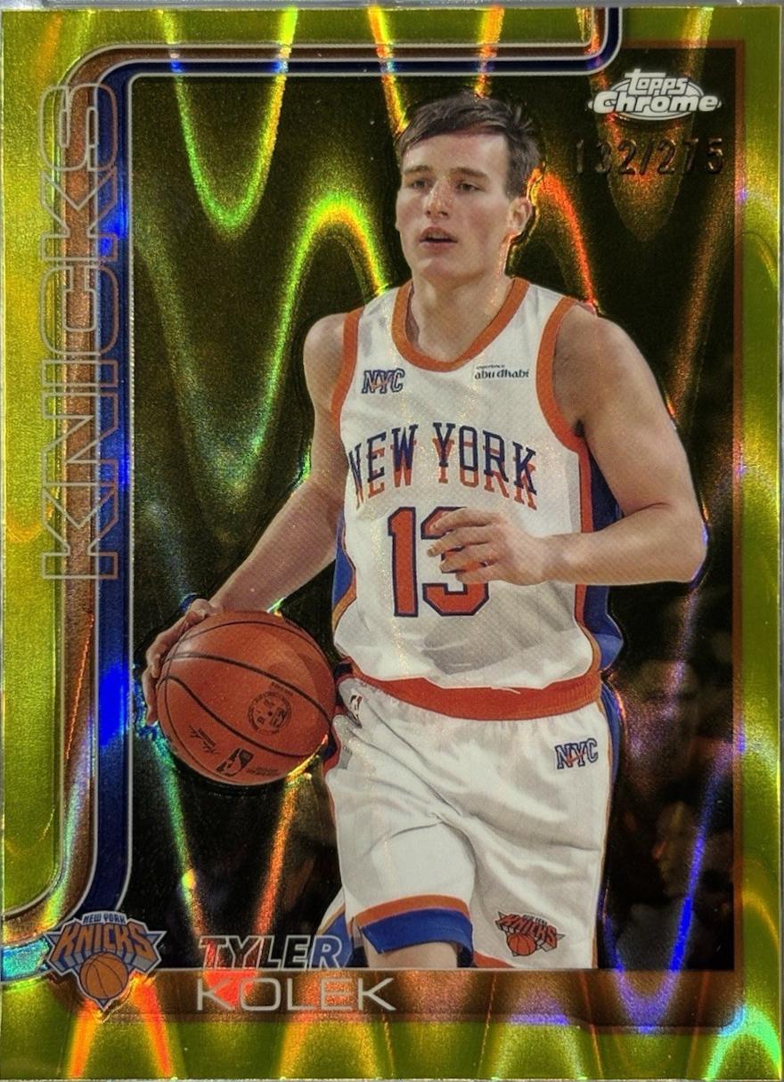 Tyler Kolek [Yellow Basketball Refractor] #139