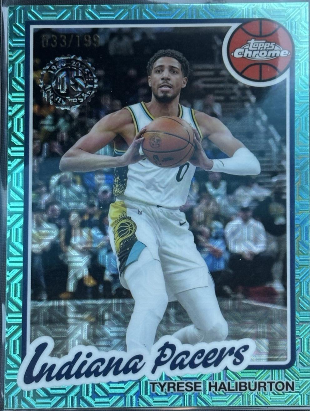 Tyrese Haliburton [Aqua Refractor] #3