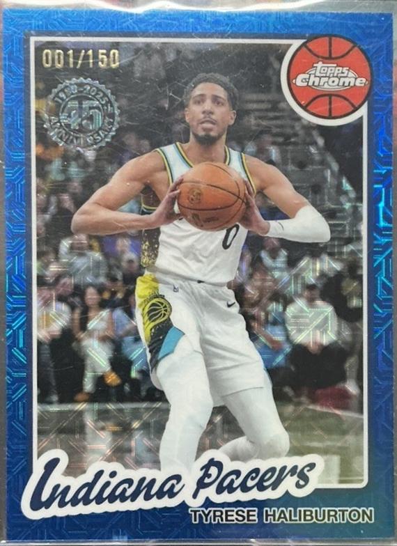 Tyrese Haliburton [Blue Refractor] #3