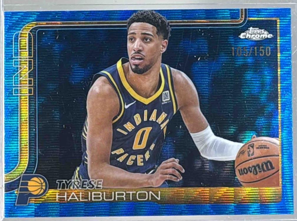 Tyrese Haliburton [Blue Wave Refractor] #3