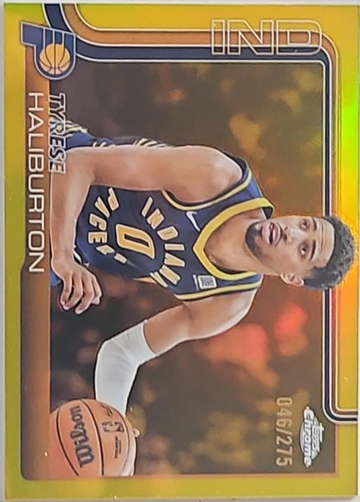 Tyrese Haliburton [Gold Refractor] #3