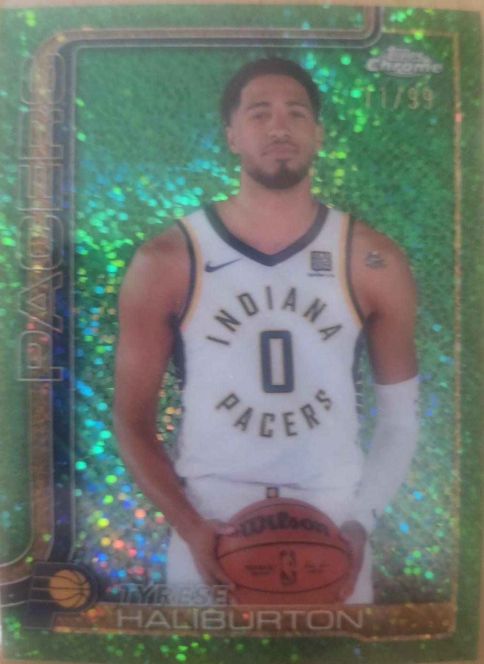 Tyrese Haliburton [Green Image Variation] #3