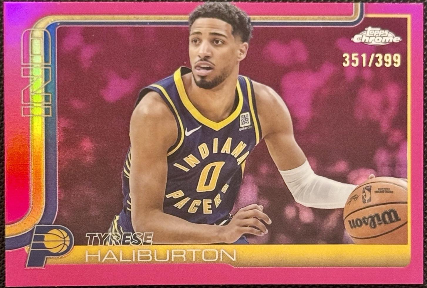 Tyrese Haliburton [Magenta Refractor] #3