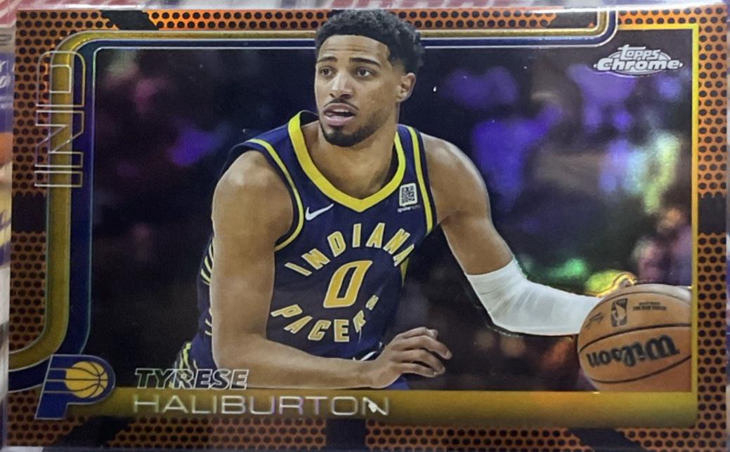 Tyrese Haliburton [Orange Basketball Refractor] #3