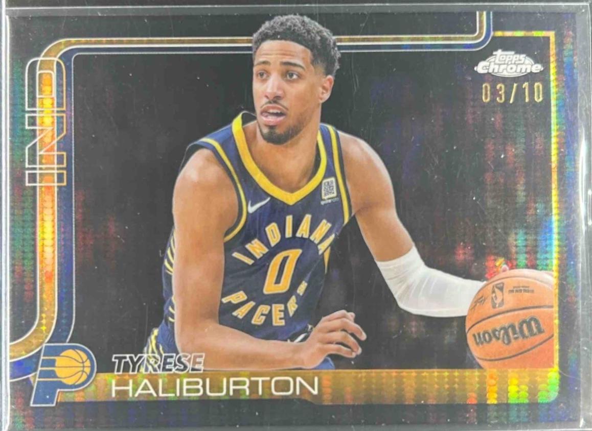 Tyrese Haliburton [Pulsar Black Refractor] #3