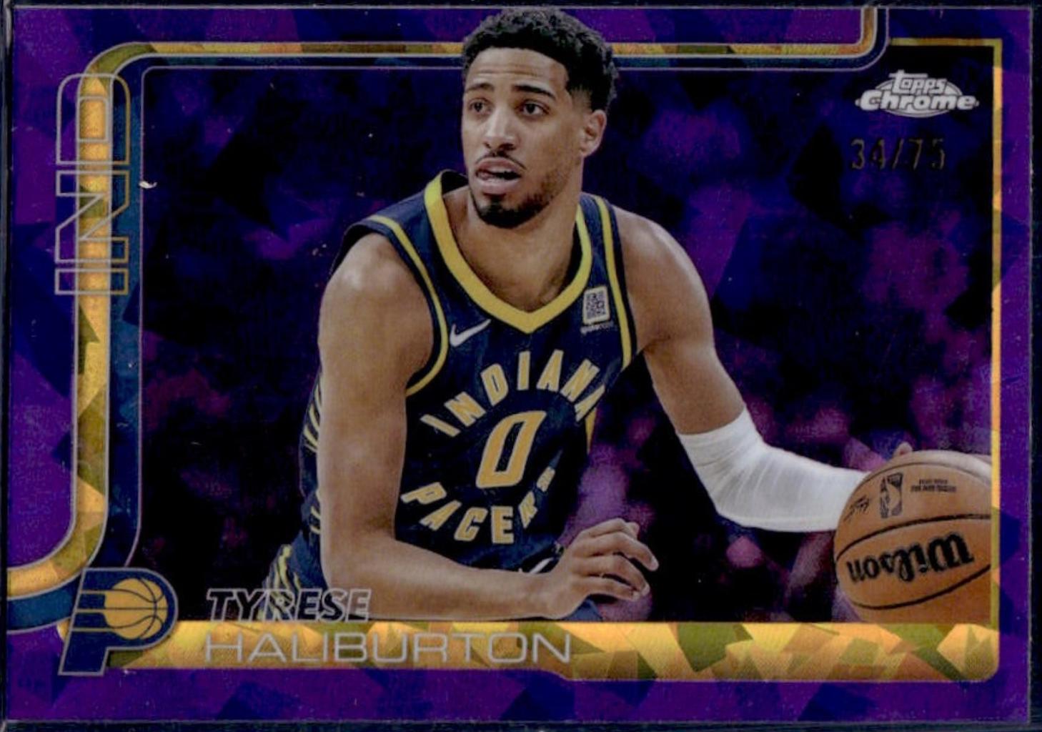 Tyrese Haliburton [Purple Refractor] #3