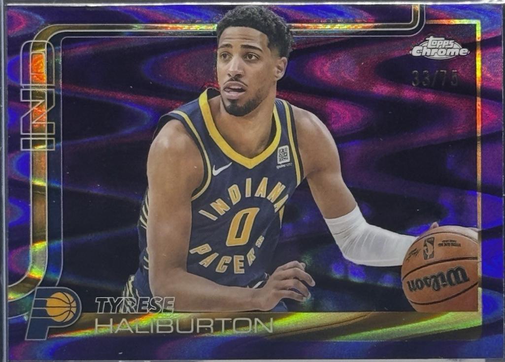 Tyrese Haliburton [Purple Wave Refractor] #3