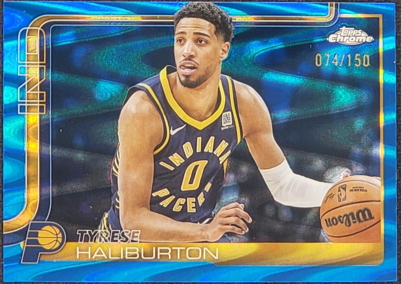 Tyrese Haliburton [RayWave Blue Refractor] #3
