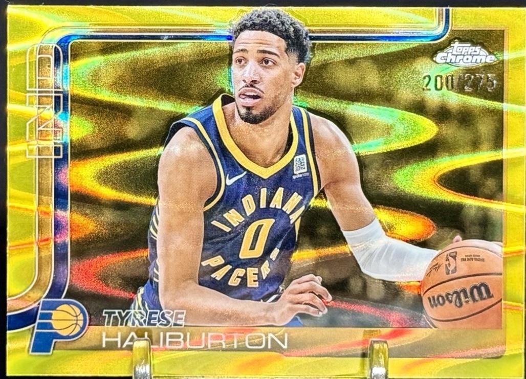Tyrese Haliburton [RayWave Yellow Refractor] #3