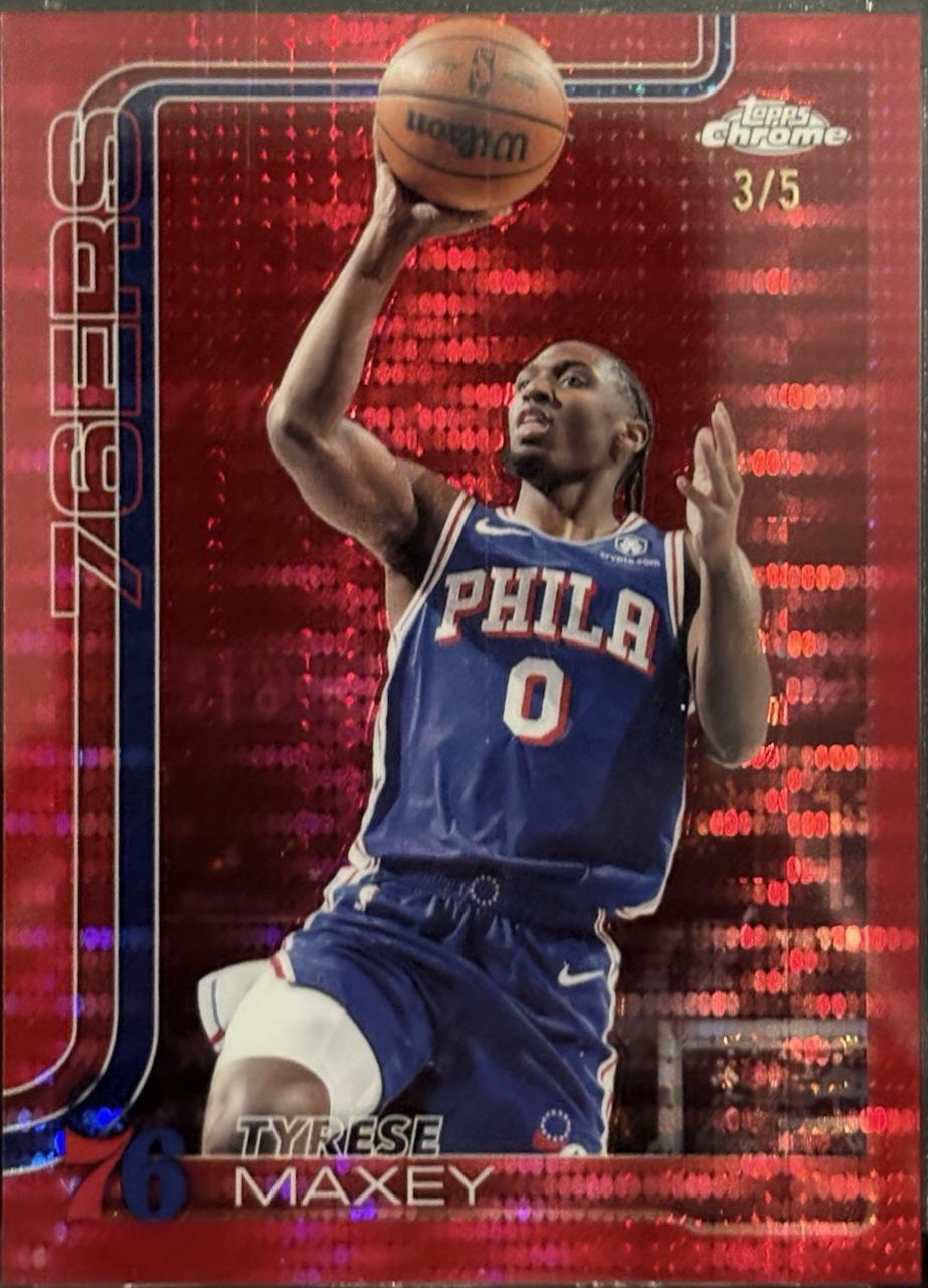 Tyrese Haliburton [Red Wave Refractor] #3