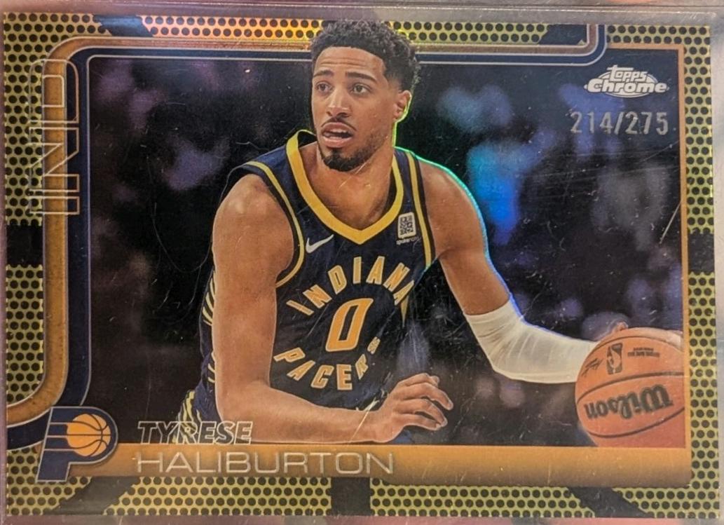 Tyrese Haliburton [Yellow Basketball Refractor] #3