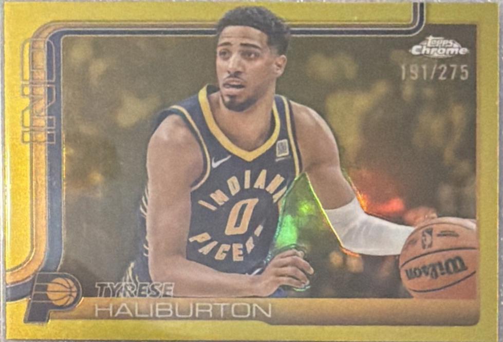Tyrese Haliburton [Yellow Refractor] #3