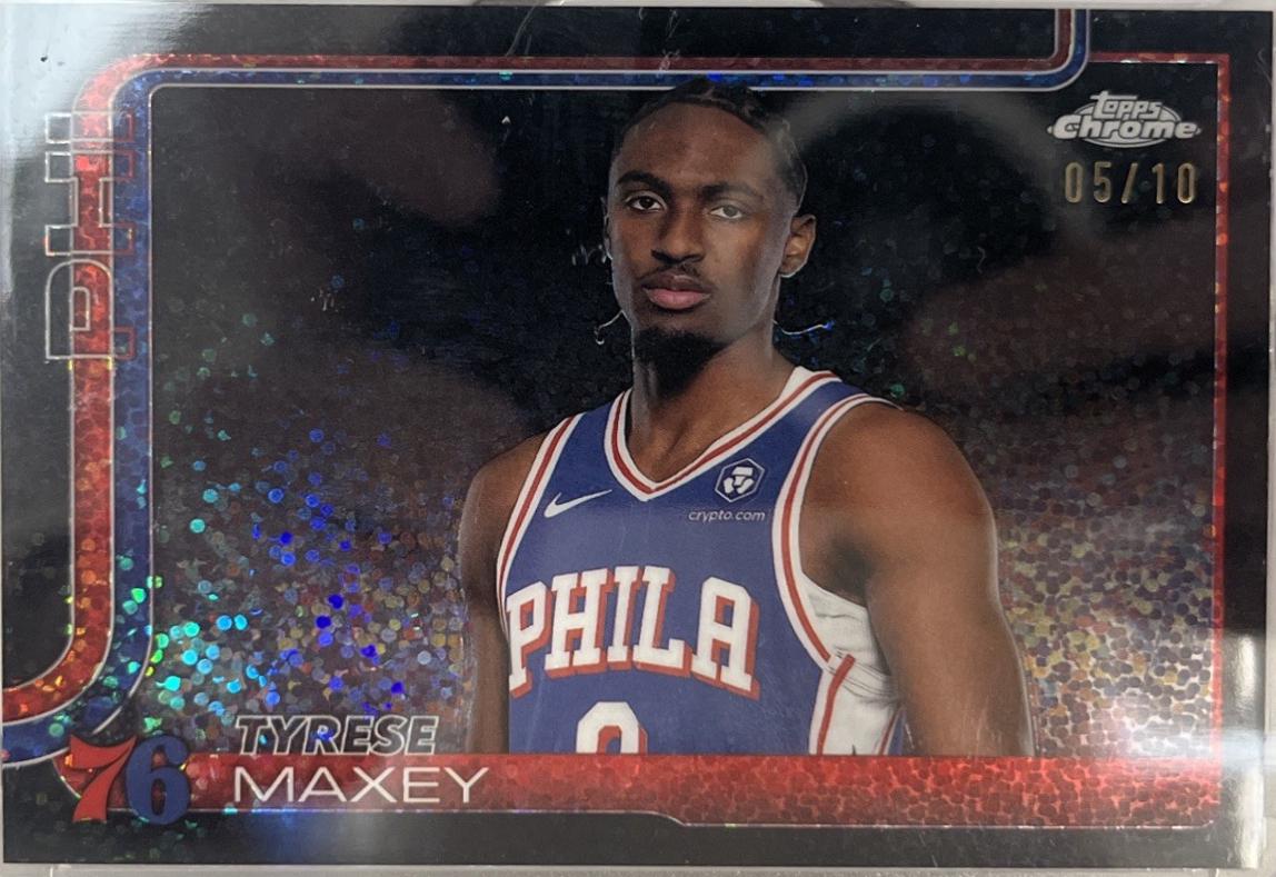 Tyrese Maxey [Black Image Variation] #185
