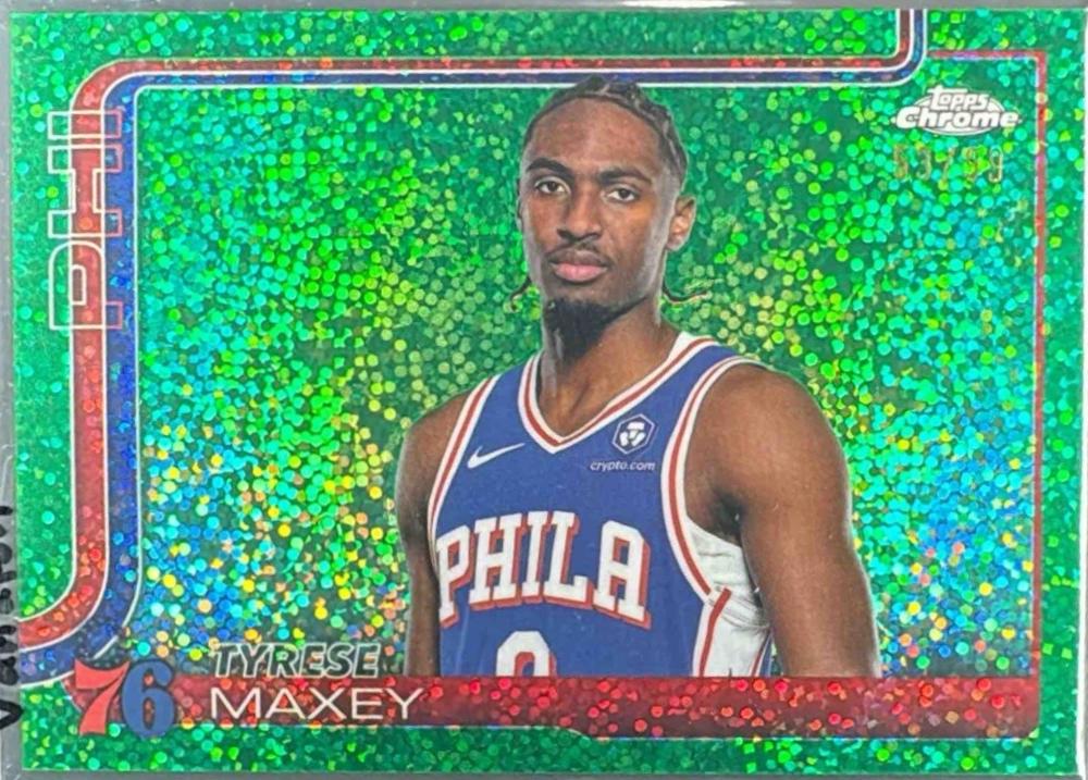 Tyrese Maxey [Green Image Variation] #185