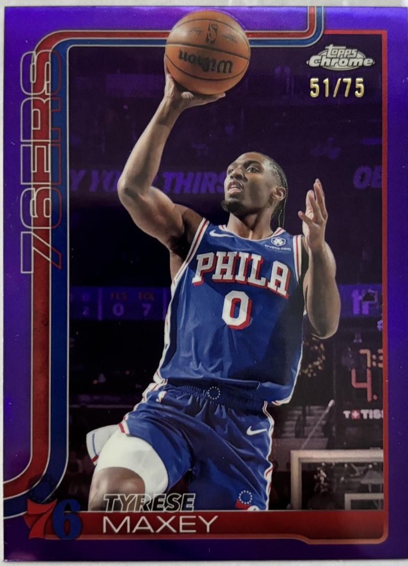 Tyrese Maxey [Purple Refractor] #185