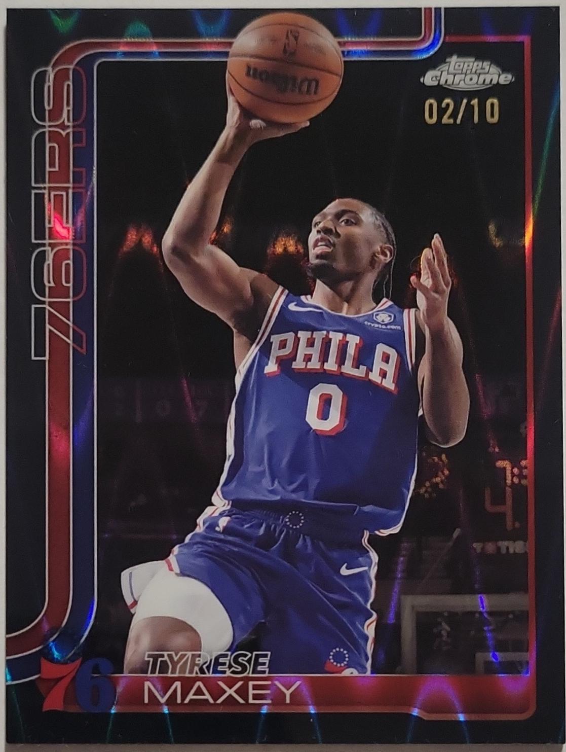 Tyrese Maxey [RayWave Black Refractor] #185