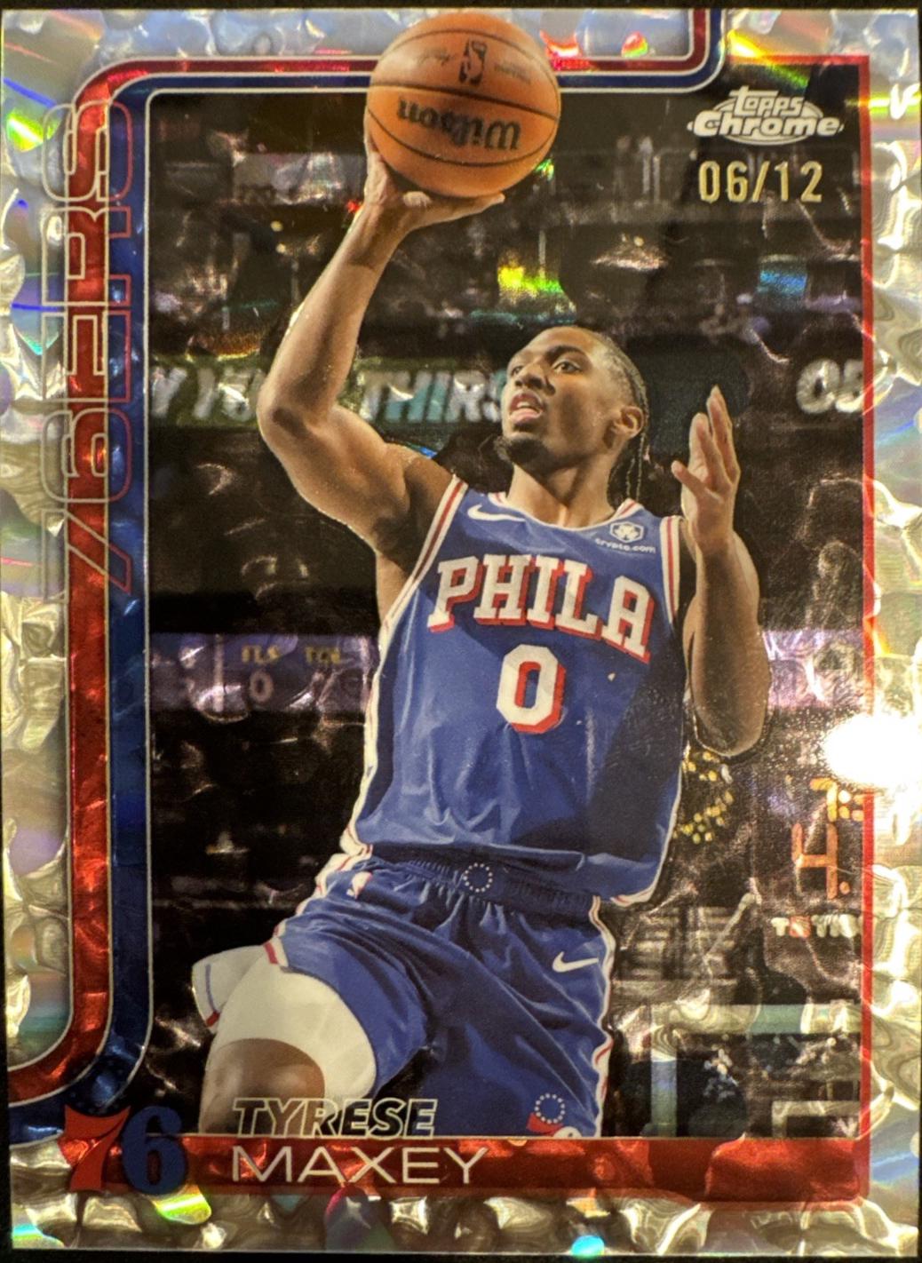 Tyrese Maxey [Silver Refractor] #185