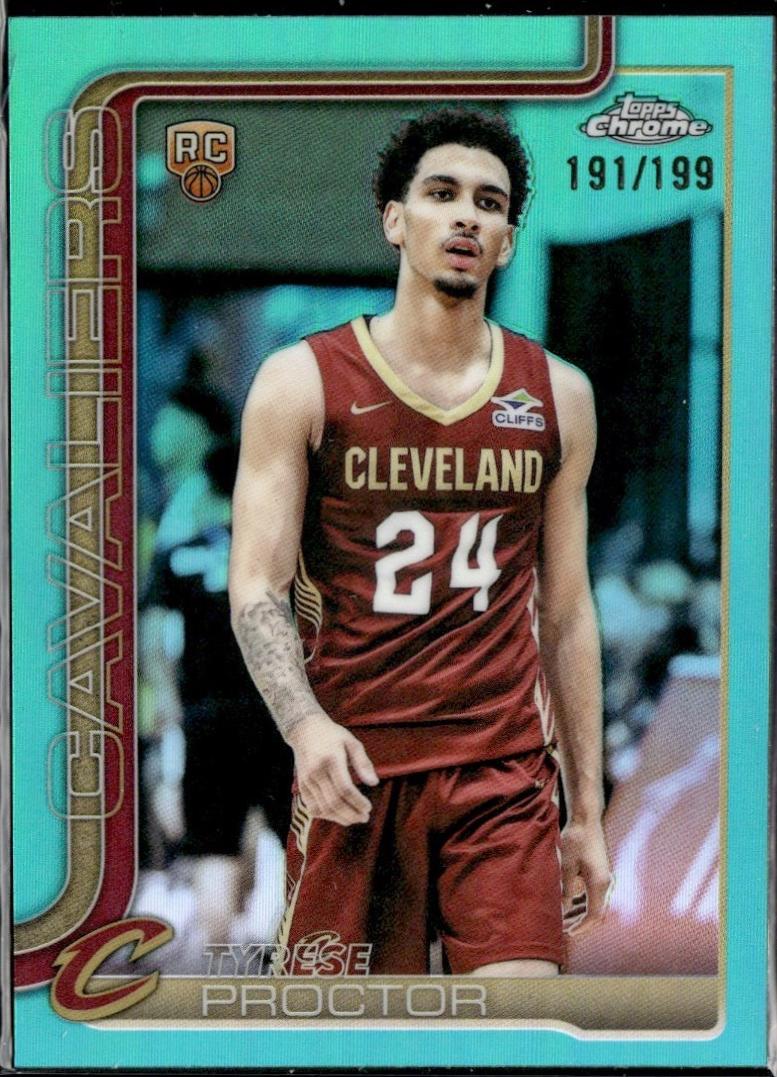 Tyrese Proctor [Aqua Basketball Refractor] #300