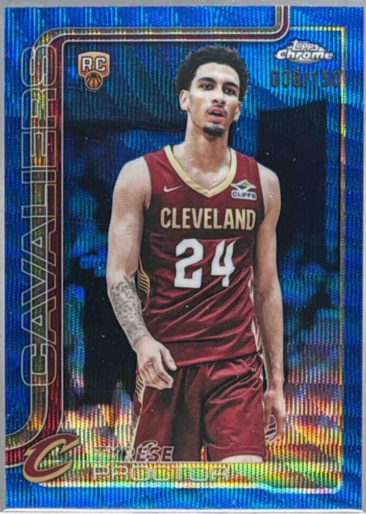 Tyrese Proctor [Blue Wave Refractor] #300