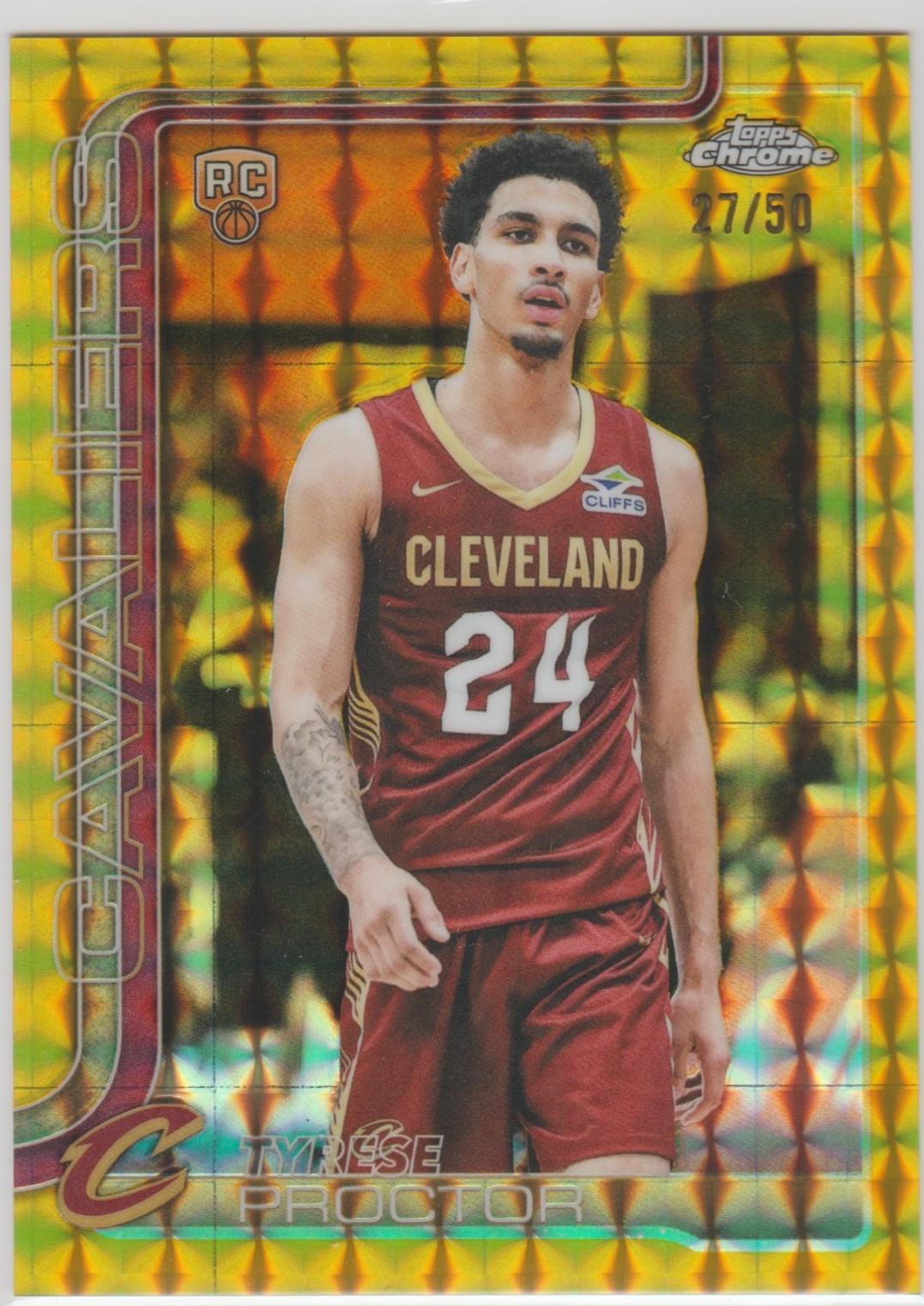 Tyrese Proctor [Gold Geometric Refractor] #300