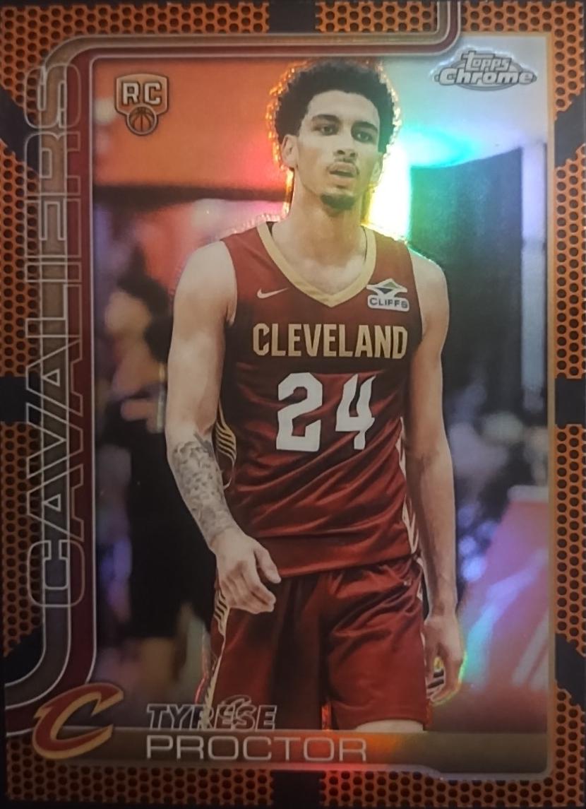 Tyrese Proctor [Orange Basketball Refractor] #300