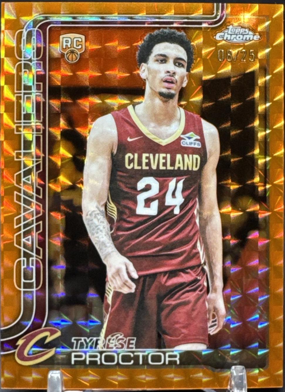 Tyrese Proctor [Orange Geometric Refractor] #300