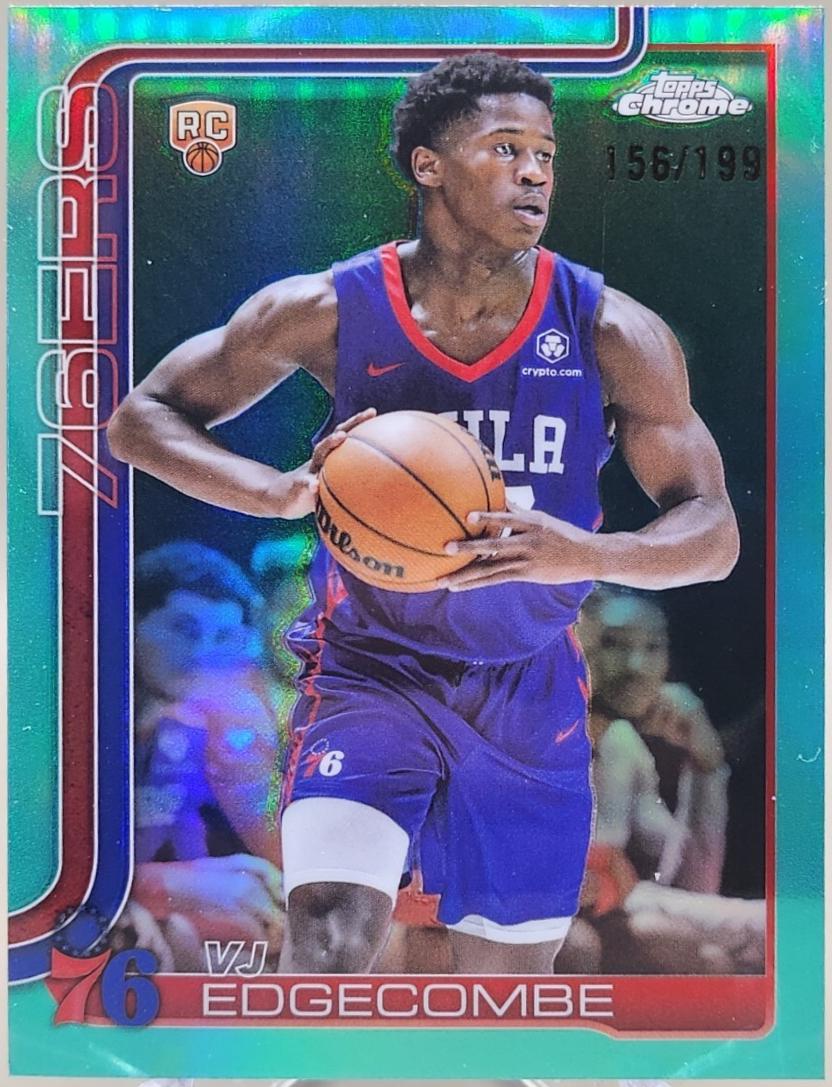 VJ Edgecombe [Aqua Basketball Refractor] #253