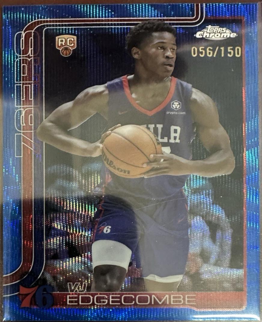 VJ Edgecombe [Blue Wave Refractor] #253