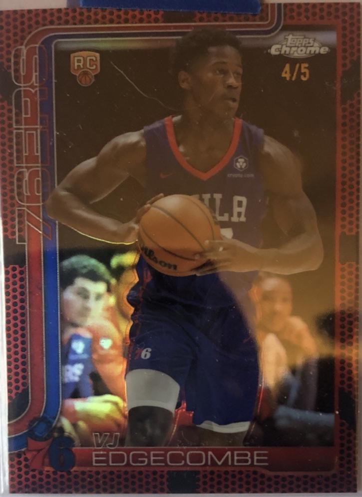 VJ Edgecombe [Red Basketball Refractor] #253