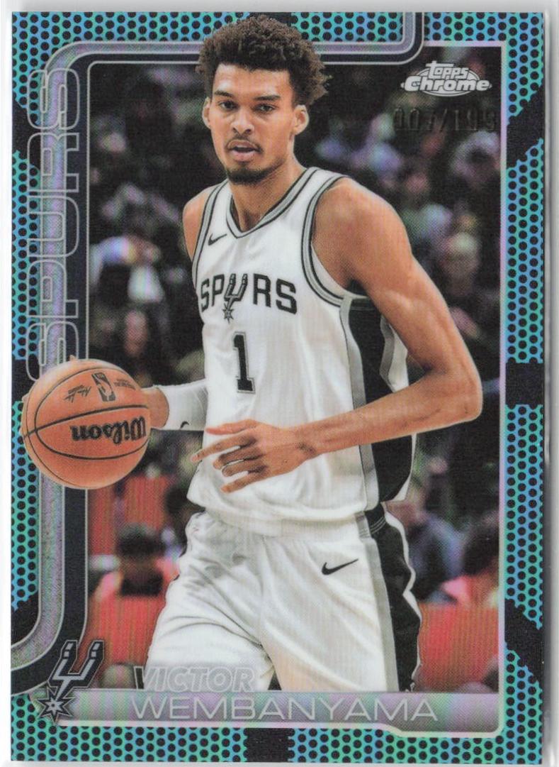 Victor Wembanyama [Aqua Basketball Refractor] #221