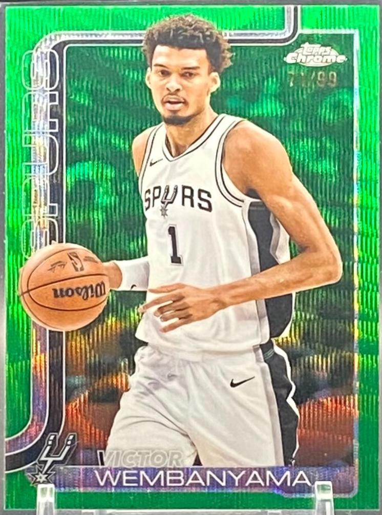 Victor Wembanyama [Green Wave Refractor] #221