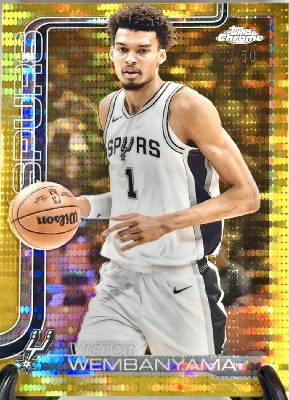 Victor Wembanyama [Pulsar Gold Refractor] #221