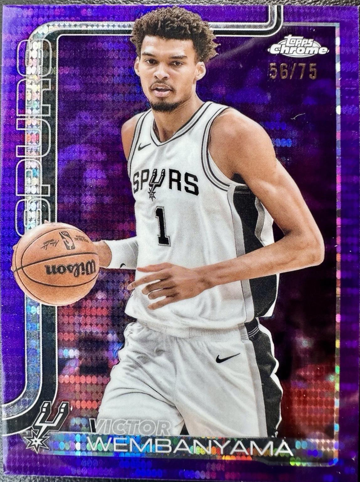 Victor Wembanyama [Pulsar Purple Refractor] #221