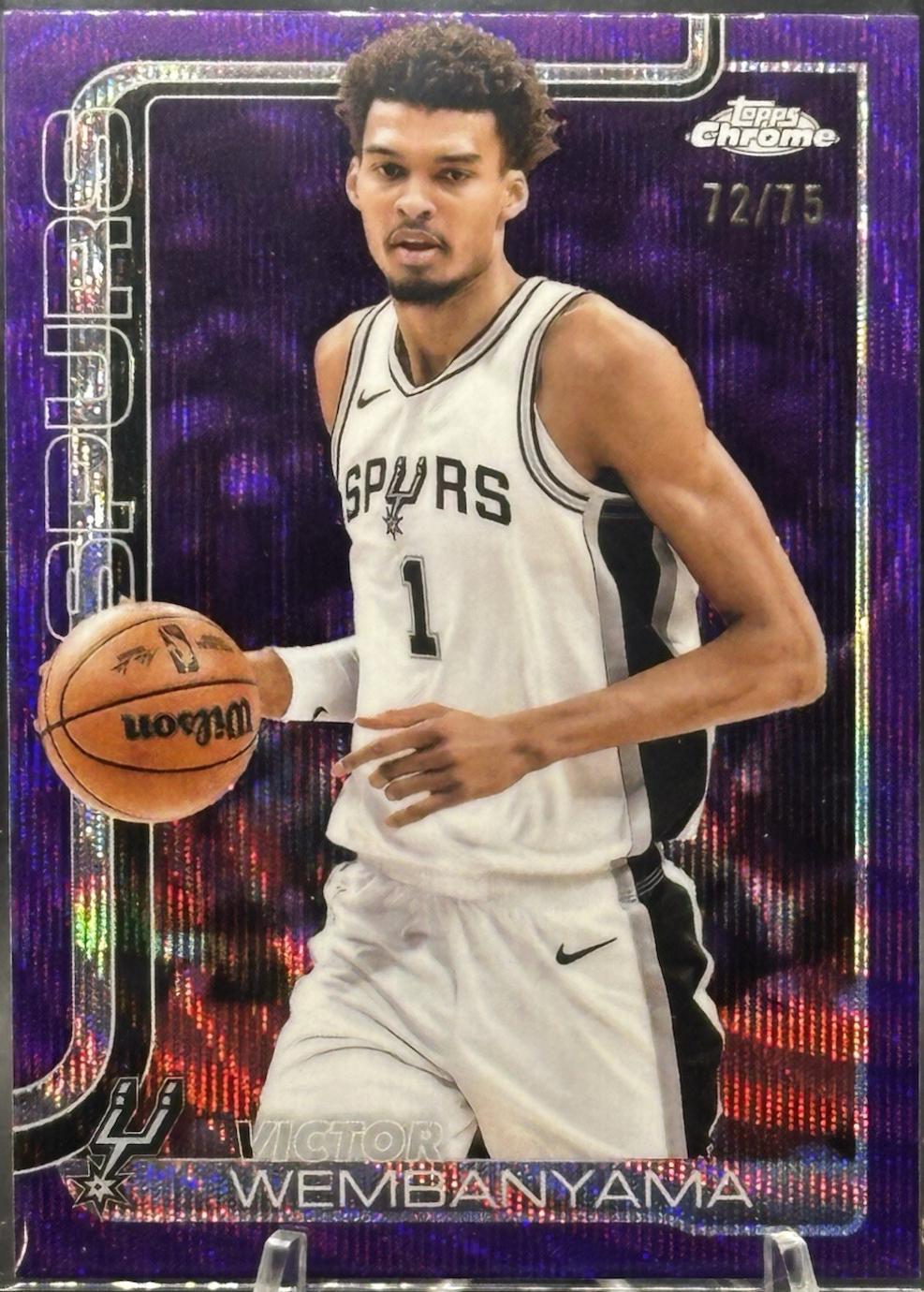 Victor Wembanyama [Purple Wave Refractor] #221