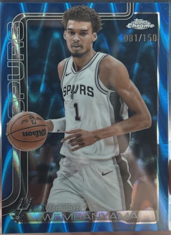 Victor Wembanyama [RayWave Blue Refractor] #221
