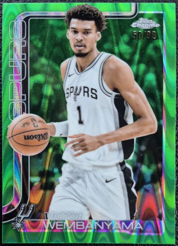Victor Wembanyama [RayWave Green Refractor] #221
