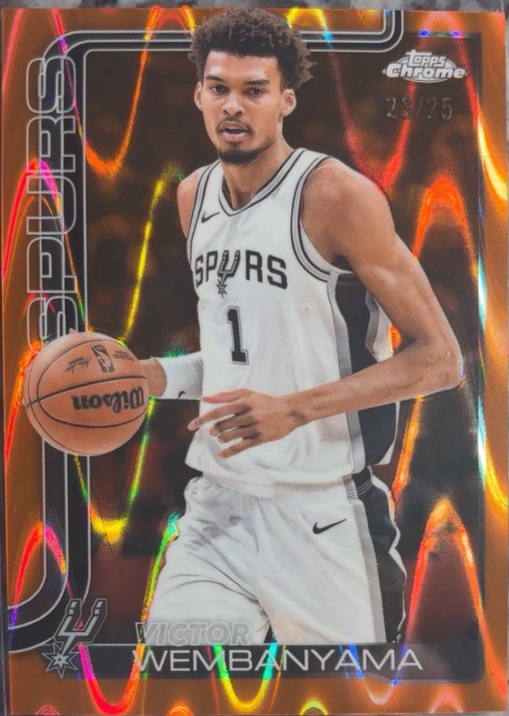 Victor Wembanyama [RayWave Orange Refractor] #221