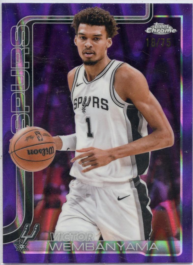 Victor Wembanyama [RayWave Purple Refractor] #221